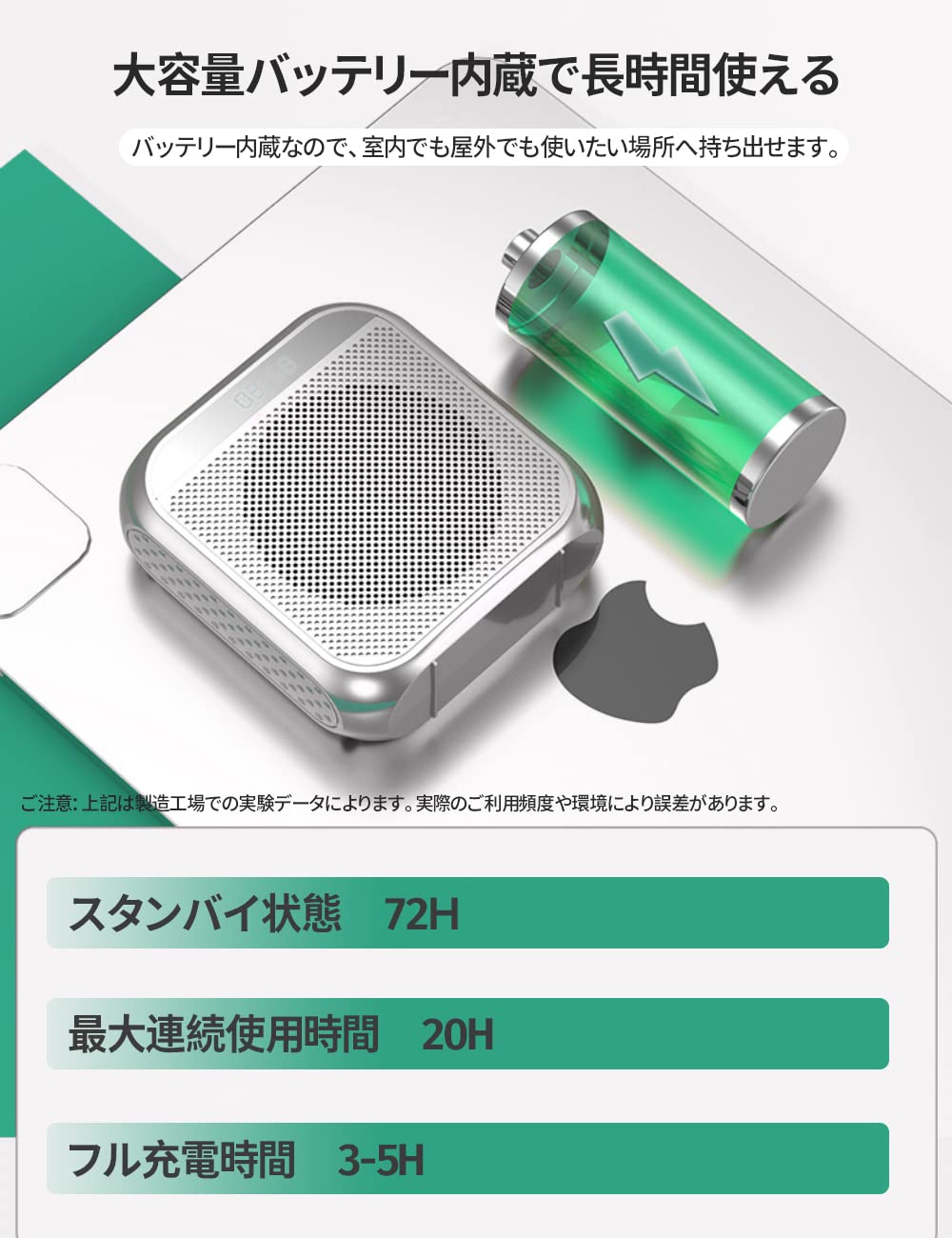Amazon.co.jp: 億騰 拡声器 メガホン スピーカー ポータブル拡声